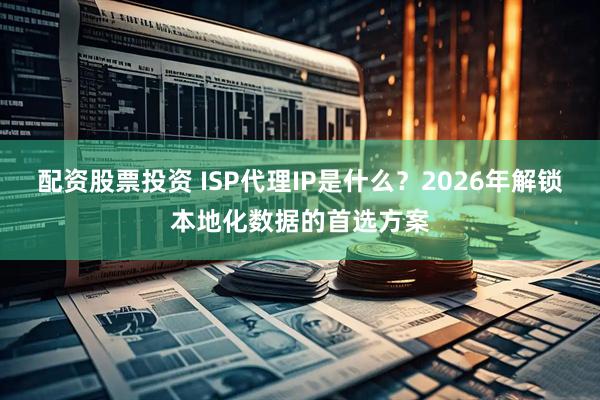 配资股票投资 ISP代理IP是什么？2026年解锁本地化数据的首选方案